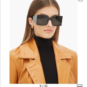 Celine Oversized Square Sunglasses 60mm Black